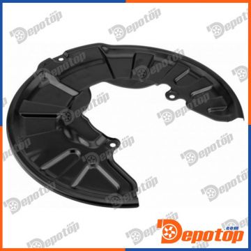 Déflecteur, disque de frein avant gauche pour SMART | HTO-ME-043, 4514210120